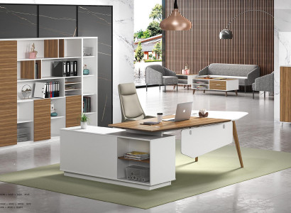 Eckschreibtisch Arbeits Schreib Büro Tisch Luxus Designer Klasse Möbel